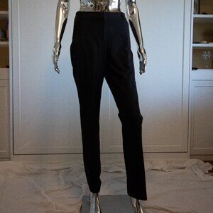 Black Straight-Leg Pants